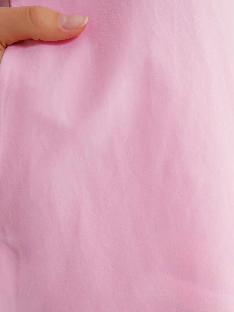 MixRay Powder Pink Mixray Relaxed Fit Maxi Dress with Pockets for Women | Best Price UAE