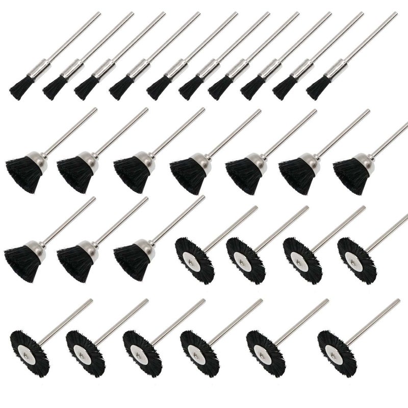 DIY Crafts DIY Crafts Pack of 20 Pcs, Random, Industrial Brushes Different Shapes Ergonomic Wood,Nylon,Metal Handles Organizing Cleaning Maintainance for Machines Engines Floor Cor (Pack of 20 Pcs, Random)  - Image 2