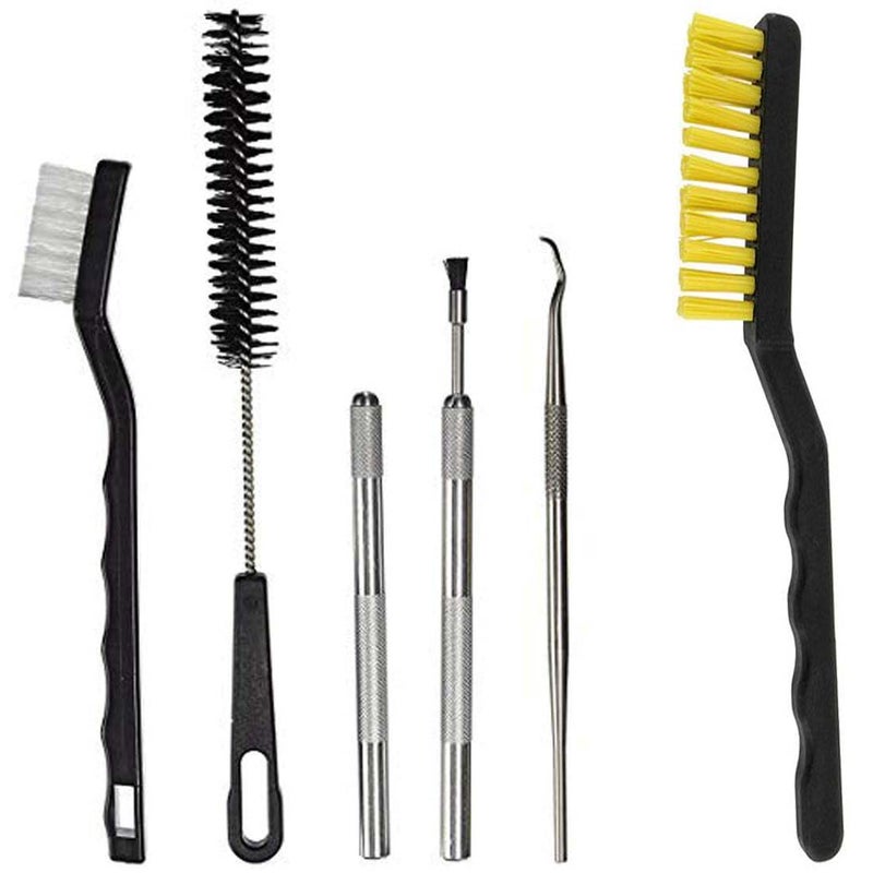 DIY Crafts DIY Crafts Pack of 20 Pcs, Random, Industrial Brushes Different Shapes Ergonomic Wood,Nylon,Metal Handles Organizing Cleaning Maintainance for Machines Engines Floor Cor (Pack of 20 Pcs, Random)  - Image 3