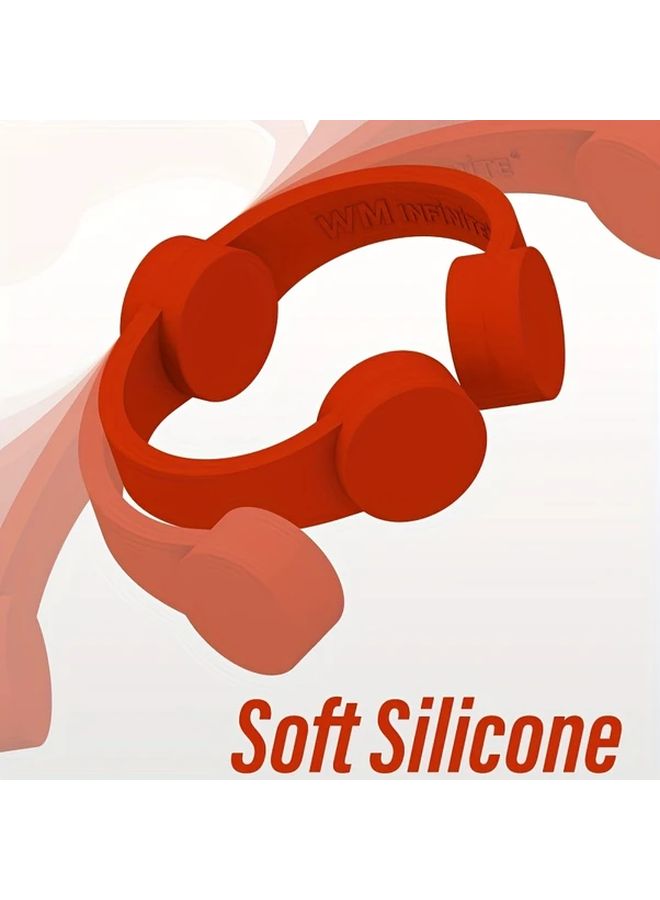 Red Reusable Silicone Magnetic Buckle For Air Fryer Heat Resistant Durable Easy Remove - Image 5