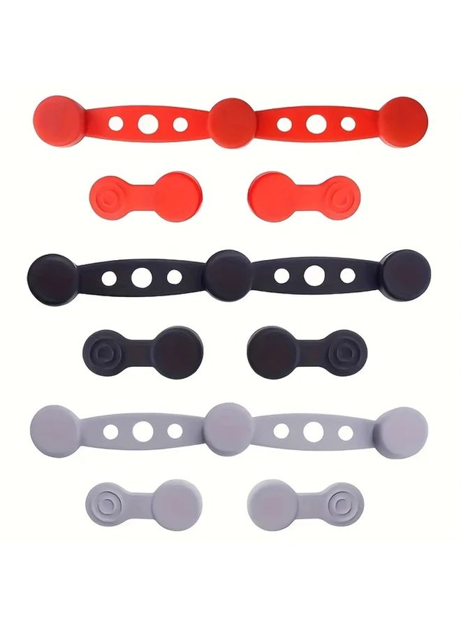Red Reusable Silicone Magnetic Buckle For Air Fryer Heat Resistant Durable Easy Remove - Image 2