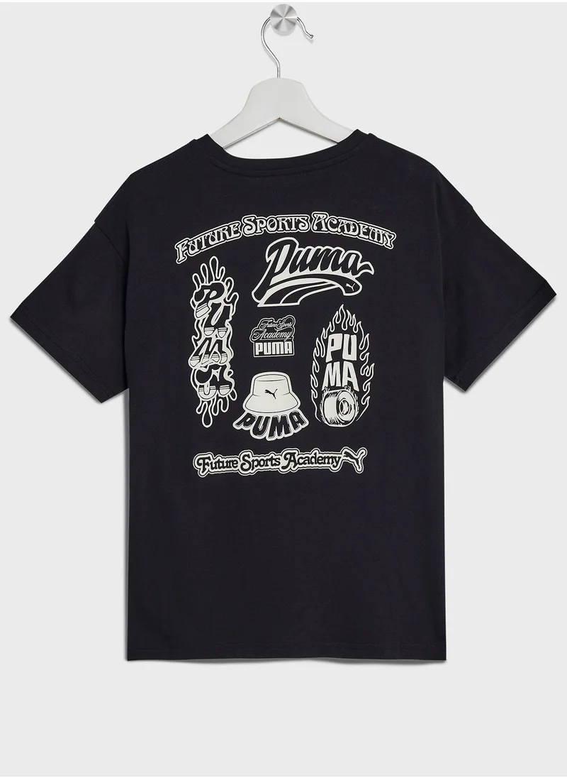 PUMA Kids Essential  Mid 90S Graphic T-Shirt