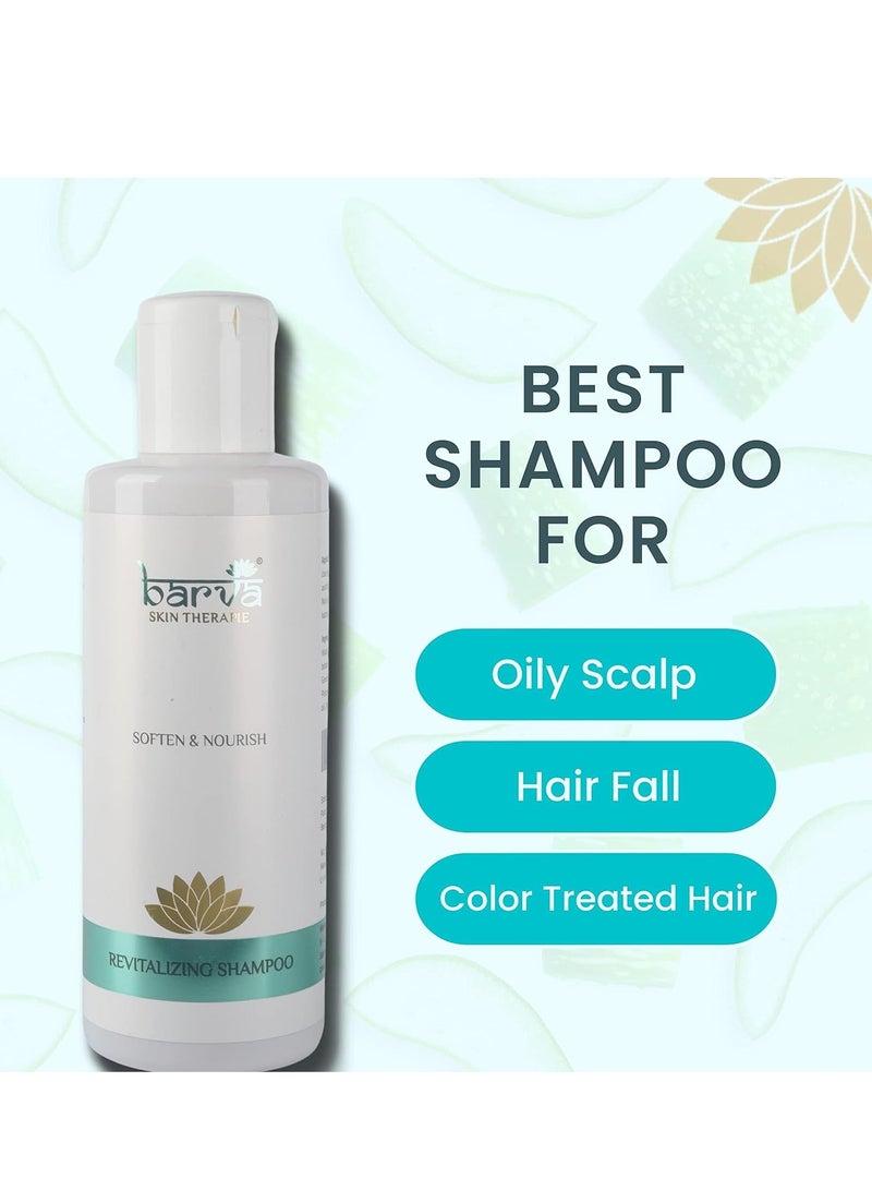 Barva Revitalizing Shampoo And Nourishing Natural Hair Conditioner SLS Sulphate Paraben free Combo Pack 500G - Image 2