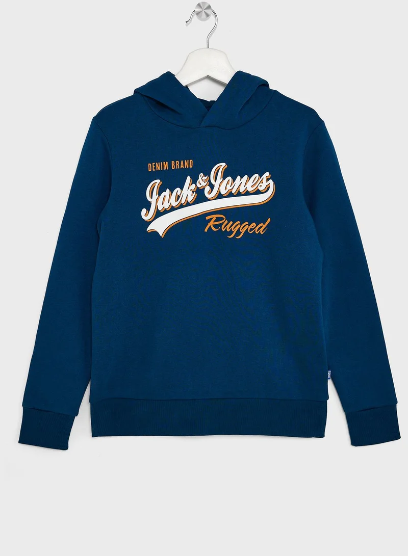 Jack & Jones Junior Youth Logo Hoodie