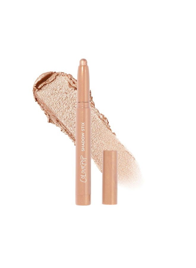ColourPop ظل ستكس - قلم ظل عيون كريمي مع لون يدوم طويلاً - مكياج كريمي متعدد الاستخدامات مع مبراة مدمجة ونقطة دقيقة لتطبيق سهل - عسل بي بي (0.05 أونصة) - Image 1