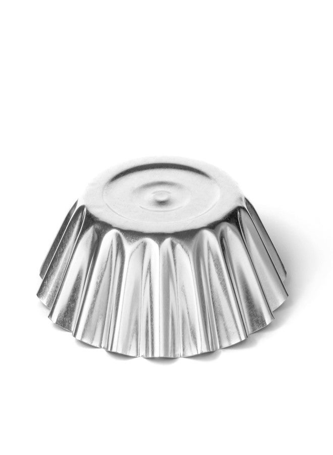 أوف إكس دي دي أكواب مافن OFXDD للخبز في المطبخ، 2.36 بوصة - قوالب معدنية لتارت البيض للخبز، 30 قطعة - قوالب تارت صغيرة قابلة لإعادة الاستخدام وكب كيك - Image 3