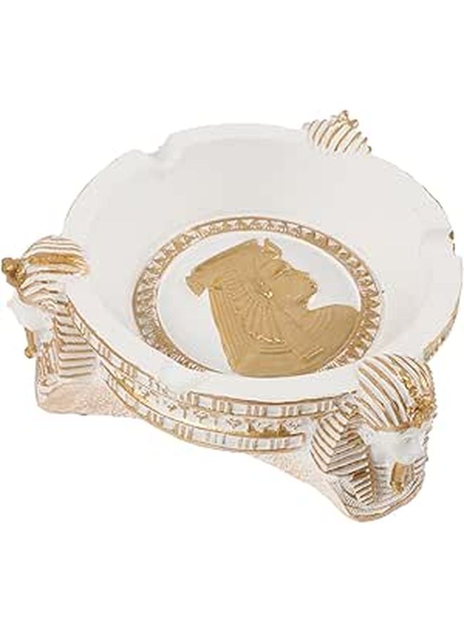 Egyptian Style Decorative Ashtray Smokeless Ash Holder For Home Office Bar Indoor Outdoor Use Unique Design Clean Air - Image 1
