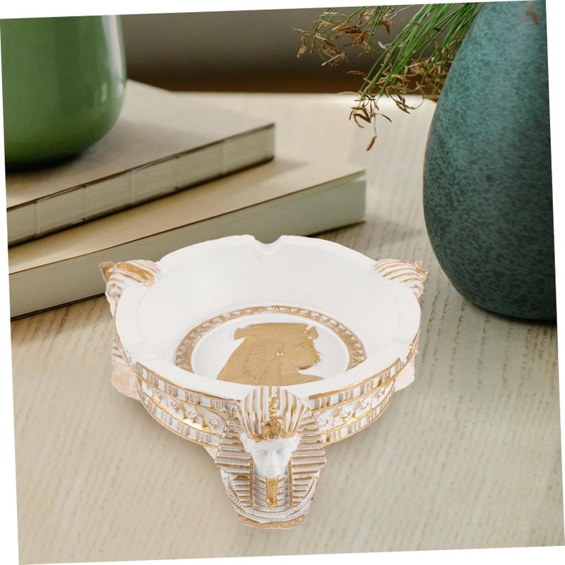 Egyptian Style Decorative Ashtray Smokeless Ash Holder For Home Office Bar Indoor Outdoor Use Unique Design Clean Air - Image 4