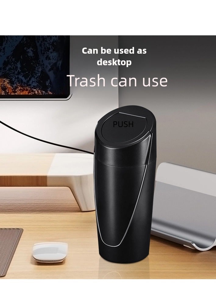Generic 1 Pcs Car Trash Can with Lid Leakproof Vehicle , Mini Garbage Bin for Automotive Car, Home, Office, Kitchen, Bedroom  - Image 5