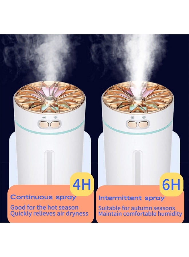 Generic Car Diffuser Humidifier , Aromatherapy Essential Oil Air Freshener , USB and charge for use, Mini Portable Atomizing Diffuser for Car Home Office Bedroom (White)  - Image 5