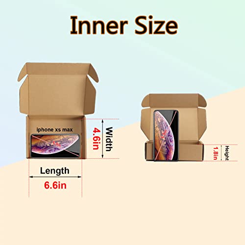 MEBRUDY 7x5x2 Inches Shipping Boxes Pack of 25, Small Corrugated Cardboard Box for Mailing Packing Literature Mailer - Image 3