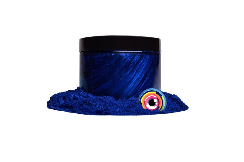 Eye Candy Pigments Premium Blue Mica Powder - Nokon Blue (25gr) - for Epoxy, Resin, Soap, Paint, Woodworking, Acrylic Pouring, Bath Bombs, Fishing Lures - DIY Arts and Crafts Additive - Image 4