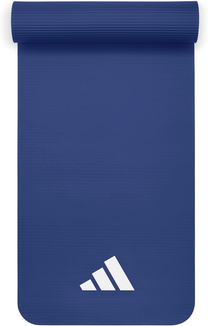 adidas Fitness Mat - 10mm Thick - Blue - Image 1