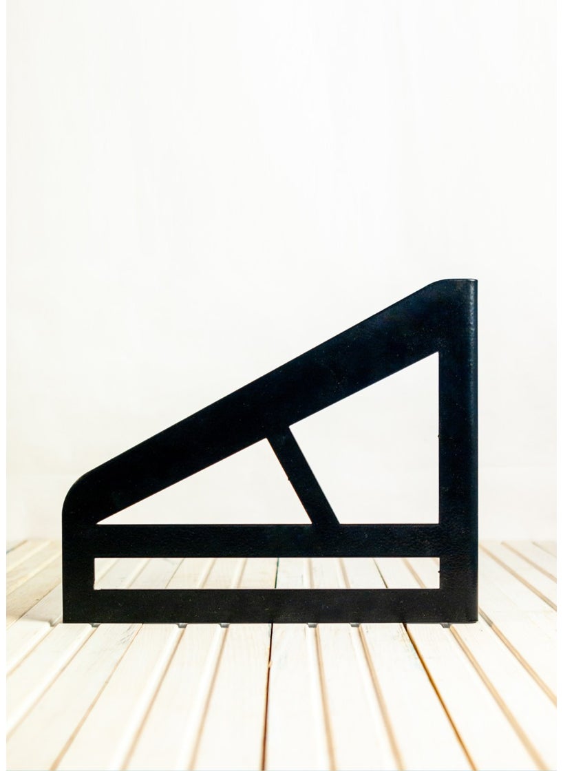 A-design Shelf Set Black Color, 2 Shelf Legs + Dowel + Screw + 19.7 cm. x 70cm. mdf  - Image 2