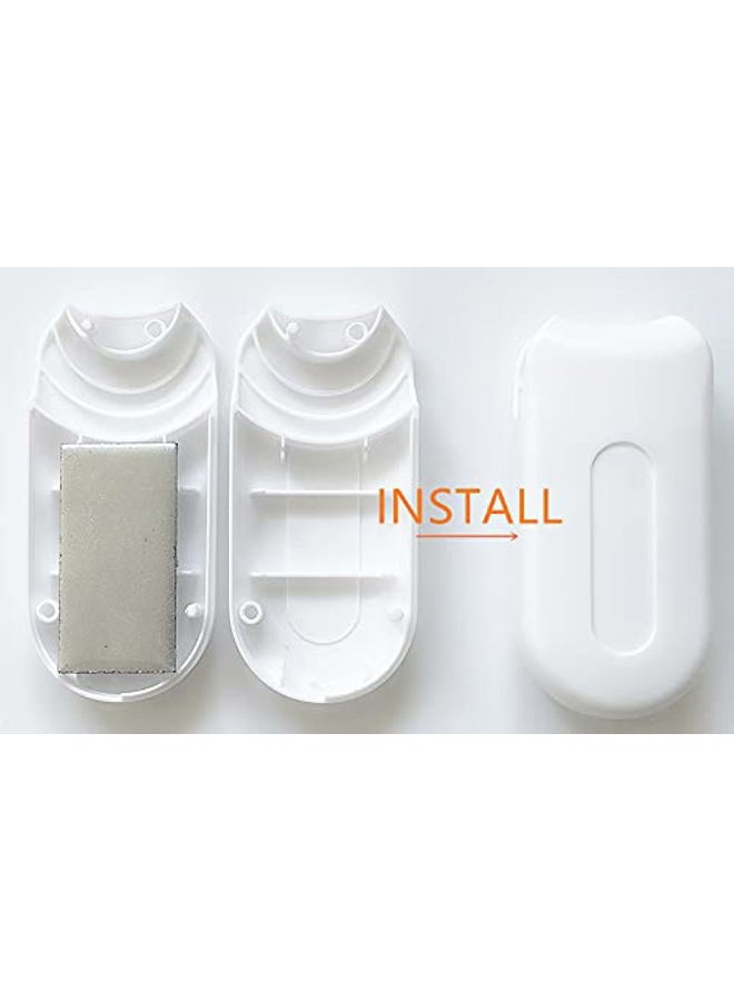 APUXON Cord Weight Spare 2pcs for Vertical Blind, Roller Blinds Window Shutter White Plastic Safety Handle Tensioner Device Blinds Accessories - Image 3
