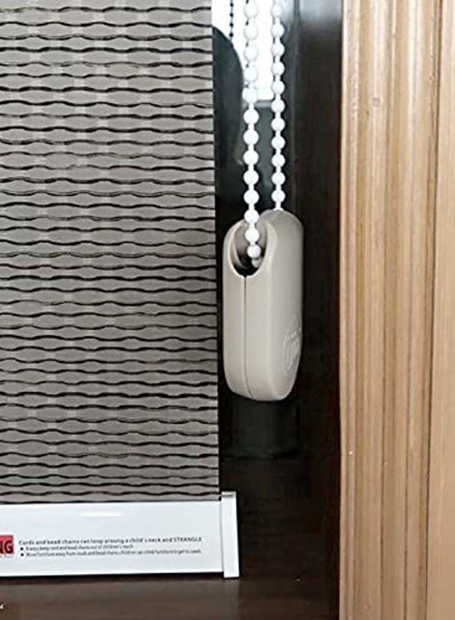 APUXON Cord Weight Spare 2pcs for Vertical Blind, Roller Blinds Window Shutter White Plastic Safety Handle Tensioner Device Blinds Accessories - Image 5