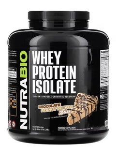 NutraBio Whey Protein Isolate Chocolate Peanut Butter Bliss 5 lbs 2268 g  - Image 1