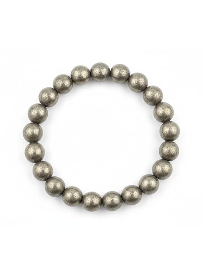Studd Muffyn | Pyrite Bracelet | Attracts Money & Abundance | With Original Certificate | Meaningful Spiritual Gift |Healing Crystal - Image 1