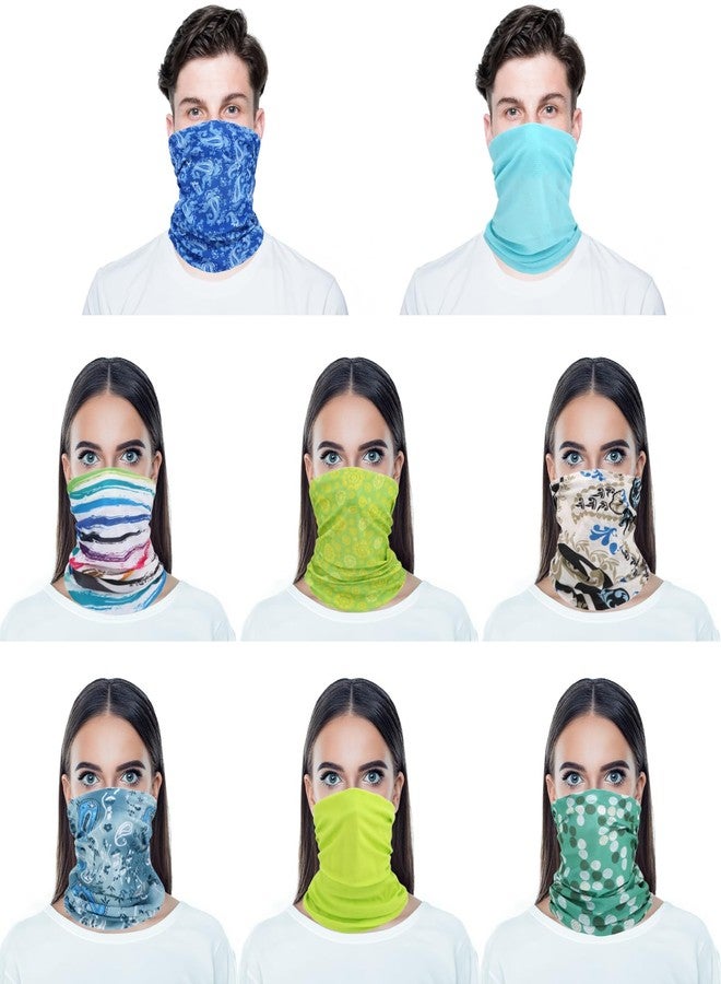 kilofly Multi-Purpose Seamless Headwear Bandanas Mixed Set Value Pack [Set Of 8], (Unisex) - Image 4