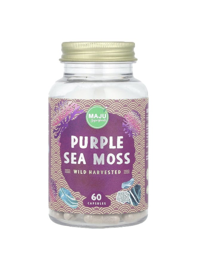 Maju Superfoods Maju Superfoods, Purple Sea Moss, 500 mg, 60 Capsules  - Image 1