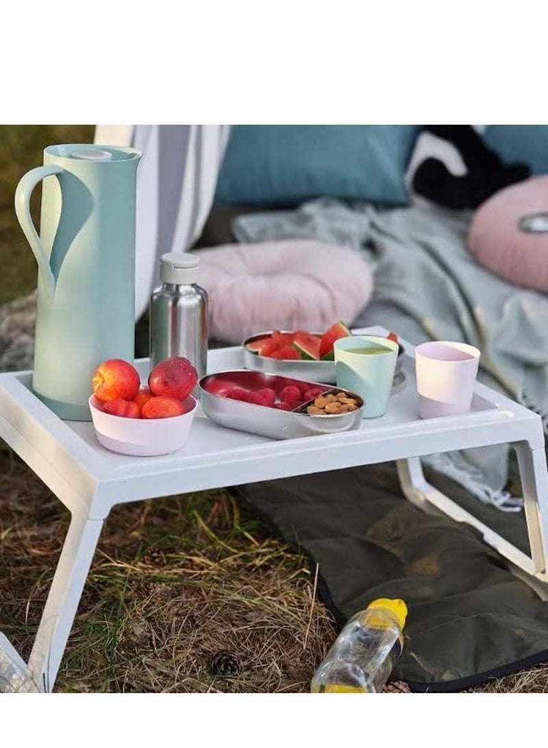 هومستر طاولة جانبية قابلة للطي لون أبيض 36 سم - Image 4