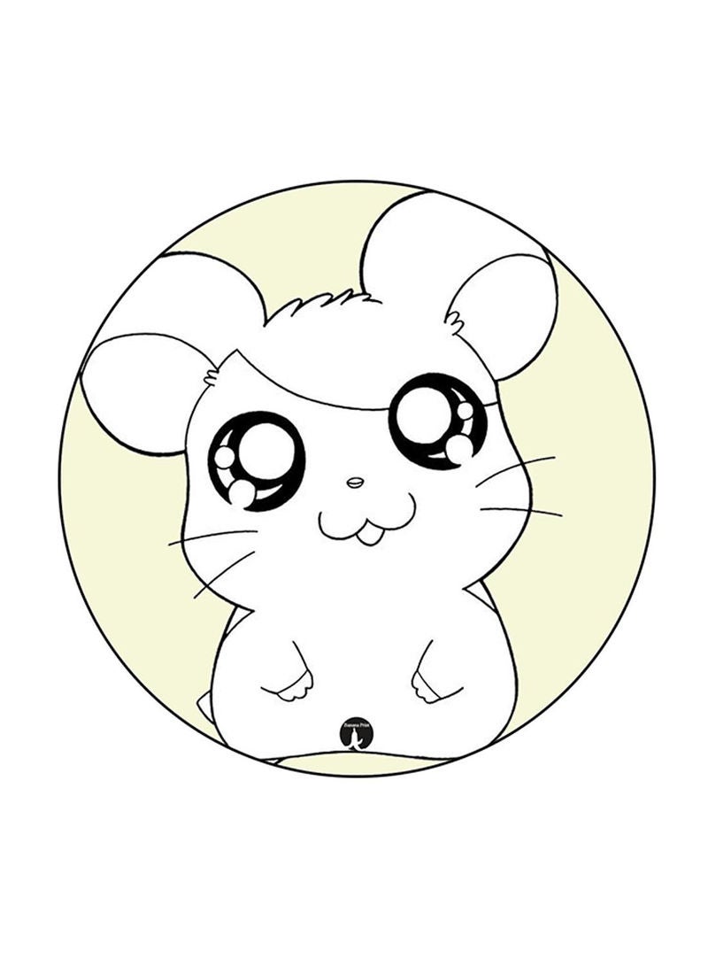 RKN Anime Hamtaro Printed Mouse Pad Multicolour