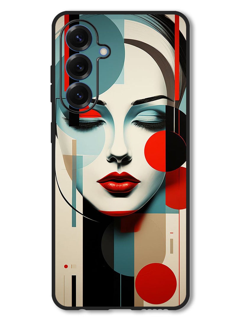 Theodor Case Compatible with Samsung Galaxy A26 Protection Shockproof Bumper Cover Women Art (2) - Image 1