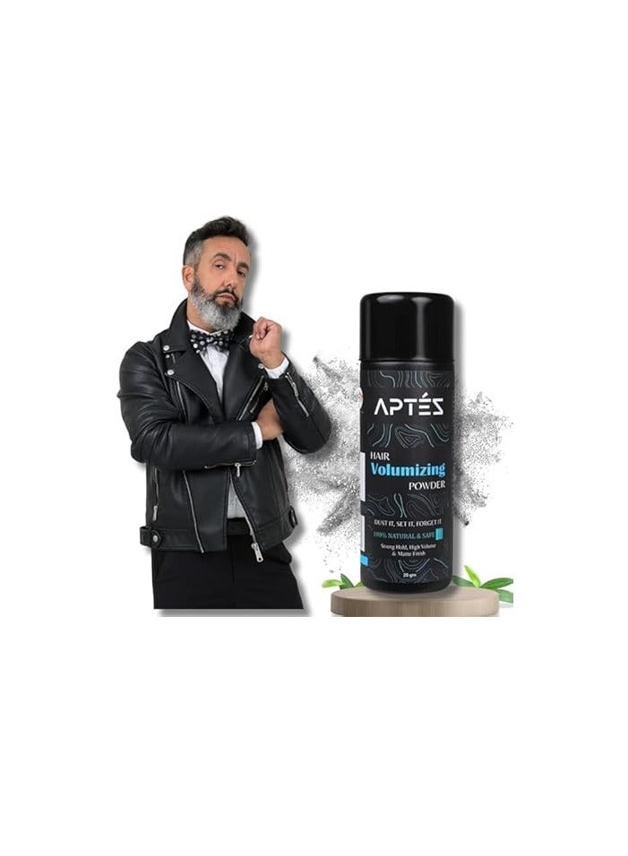 Aptez Hair Volumizing Powder Wax for Strong Hold Styling | Natural & Safe Hair Styling Powder | Hairstyling Powder | Dust it, Style it, Flaunt it, 20grm from aptez - Image 2