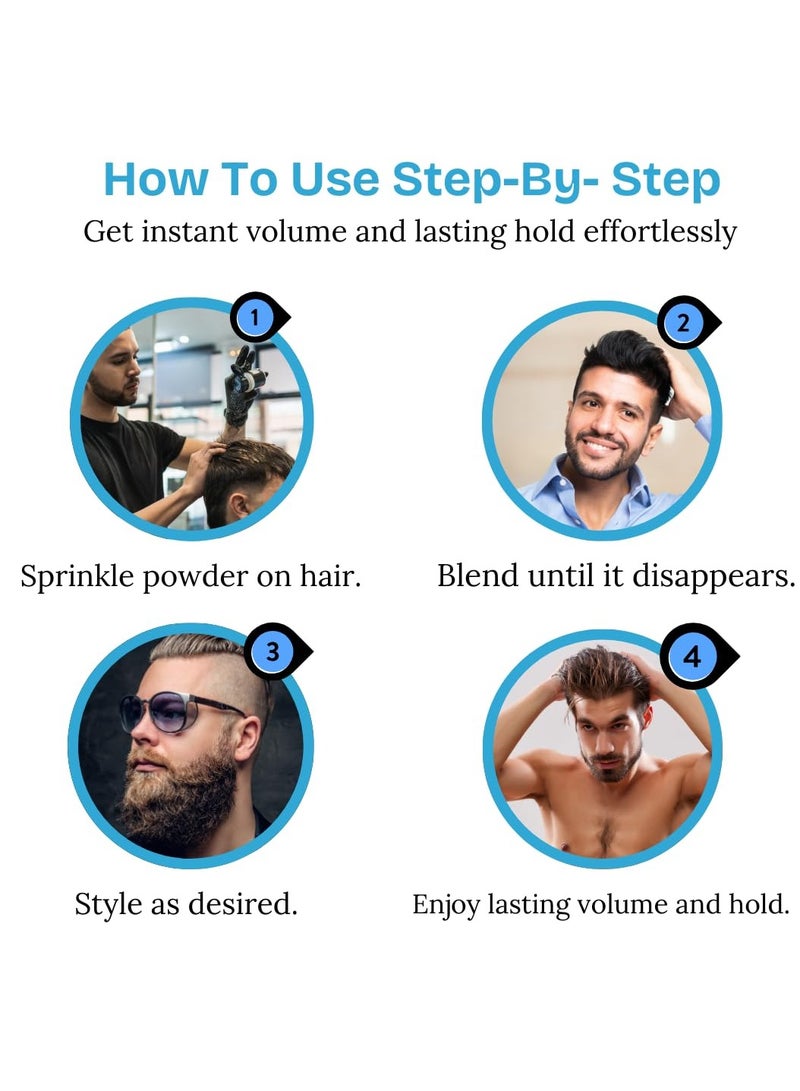 Aptez Hair Volumizing Powder Wax for Strong Hold Styling | Natural & Safe Hair Styling Powder | Hairstyling Powder | Dust it, Style it, Flaunt it, 20grm from aptez - Image 5