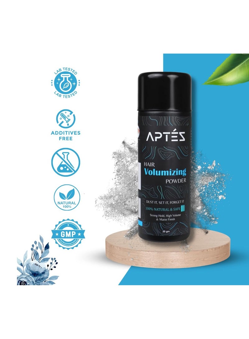 Aptez Hair Volumizing Powder Wax for Strong Hold Styling | Natural & Safe Hair Styling Powder | Hairstyling Powder | Dust it, Style it, Flaunt it, 20grm from aptez - Image 4