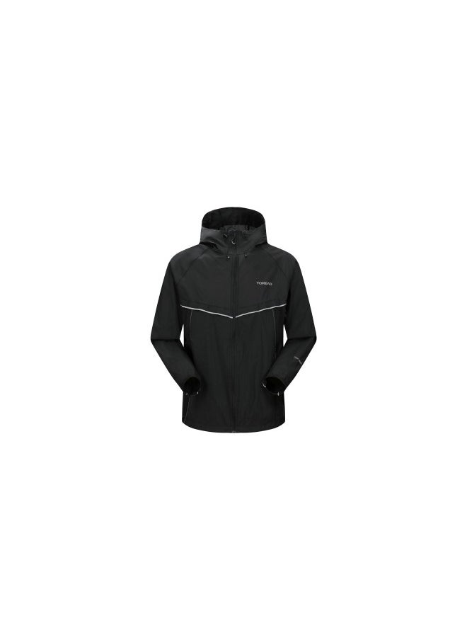 TOREAD Lightweight Skin-Friendly Jacket for Spring/Summer Outdoor Activities Black  - Image 1