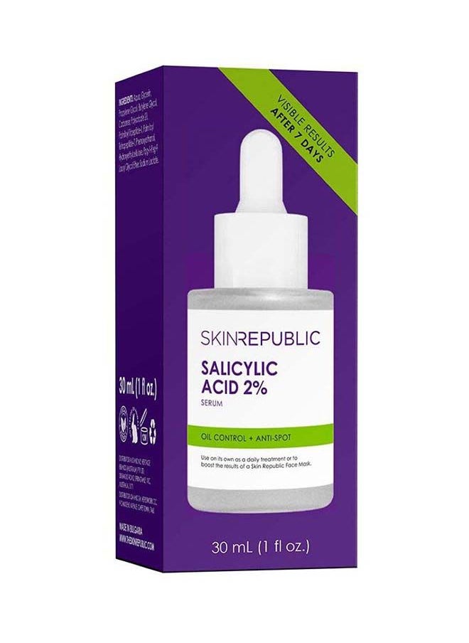 SKIN REPUBLIC - Salicylic Acid 2% Serum Oil Control and Anti Spot 30ml - Image 1