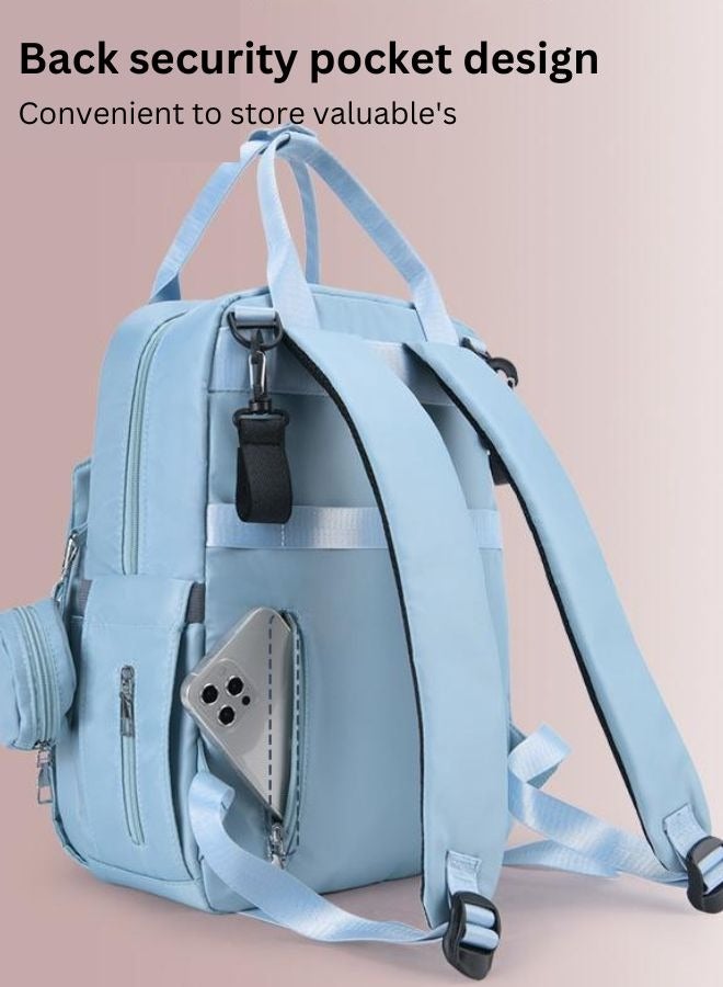 Turtees™ Baby Diaper Bag Backpack with Nappy Tote Large Capacity | Multifunction Travel and changing bag for Mom (Black) - Image 3