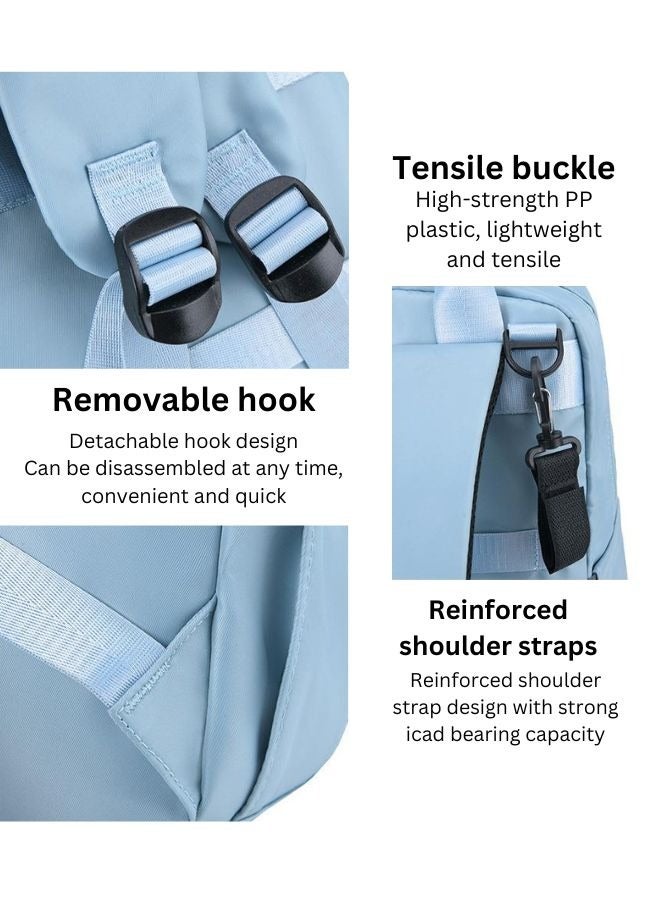 Turtees™ Baby Diaper Bag Backpack with Nappy Tote Large Capacity | Multifunction Travel and changing bag for Mom (Black) - Image 4