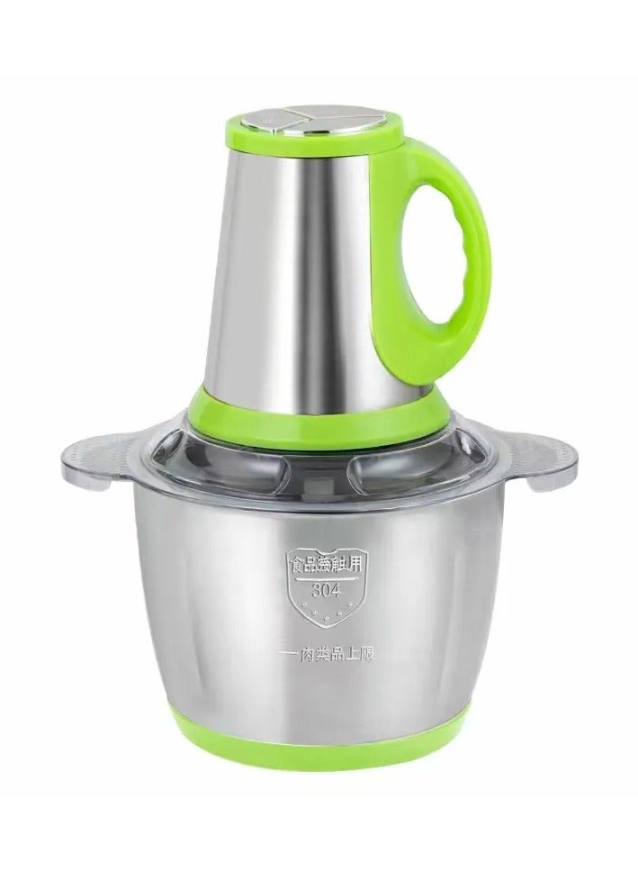 DubaiGallery 2L multi function electric taiwan stainless garlic household, mincer pate motorized food chopper meat grinder - Image 2