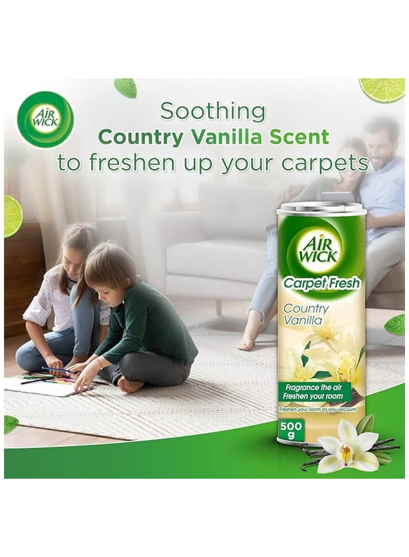 Air Wick Carpet Fresh Country Vanilla Fragrance 500 G - Image 3