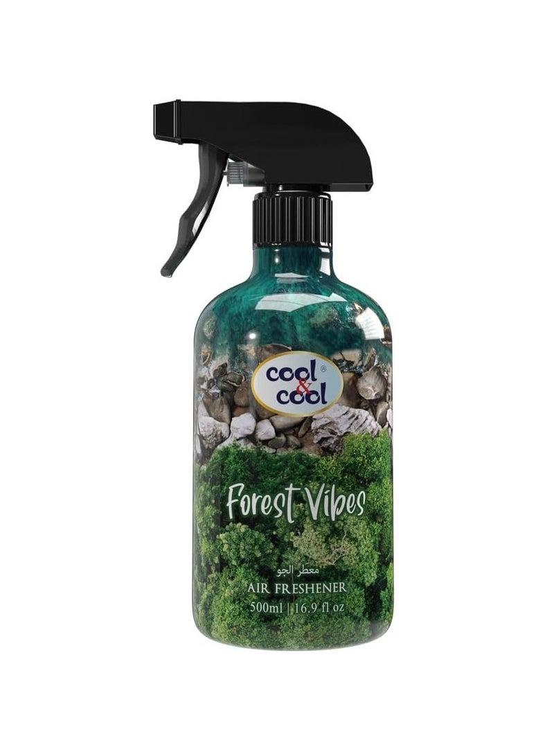 Cool & Cool Forest Vibes Air Freshener Long Lasting Fragrance 500ml  - Image 1