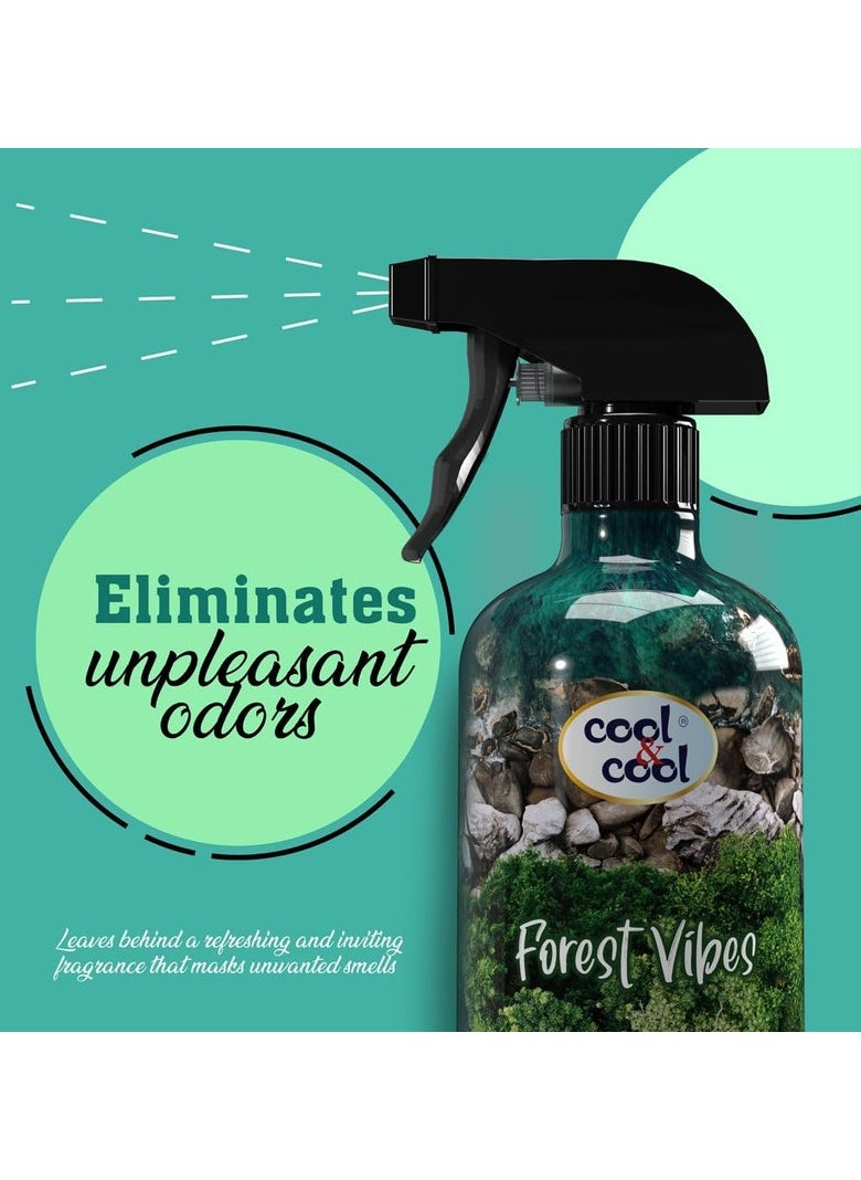 Cool & Cool Forest Vibes Air Freshener Long Lasting Fragrance 500ml  - Image 2