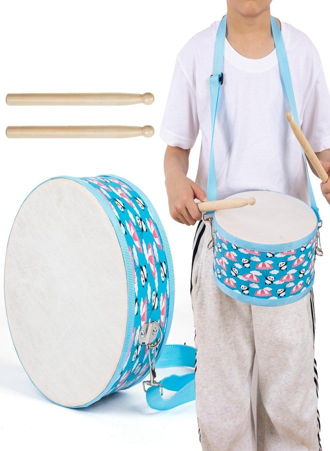 Ubblove Kids Drum Set with Adjustable Strap: Toddler Musical Instrument for Ages 3-5, Wearable Drum Kit with Drumsticks, Educational Percussion Toy for Rhythm Music Development (Blue) - Image 1