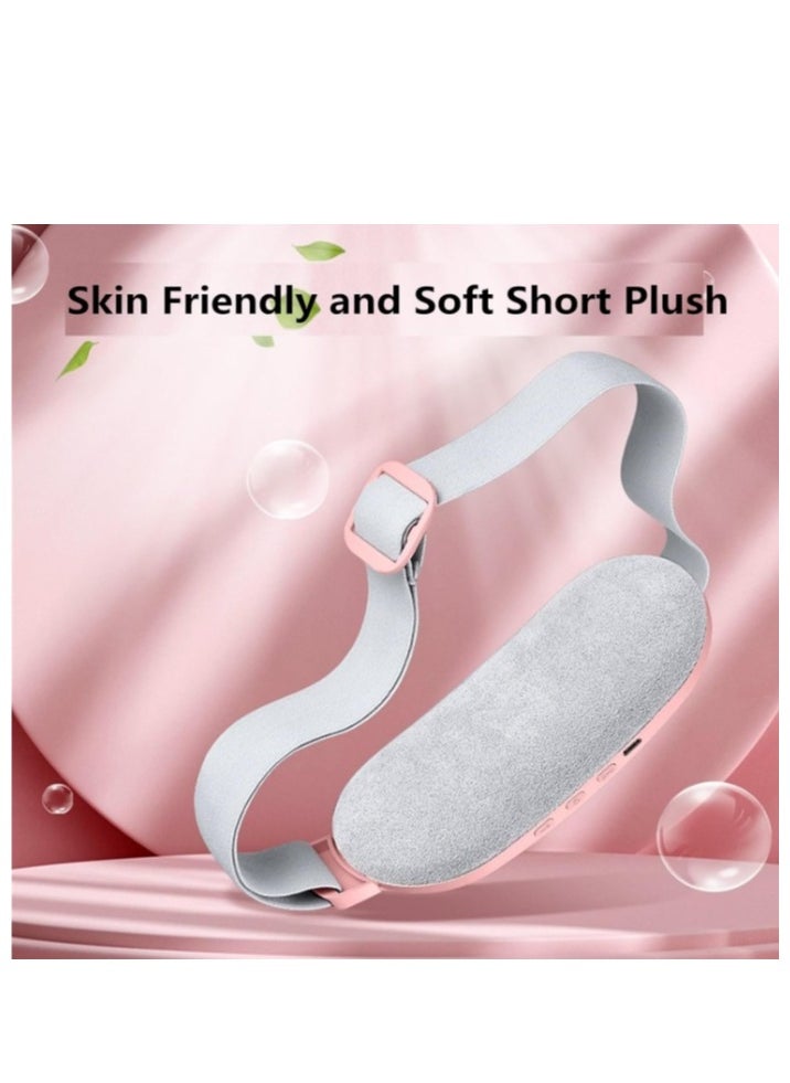 OASIS-TH - Portable Cordless Heating Pad, Menstrual Heating Pad with 3 Heat Levels and 3 Vibration Massage Modes, Fast Heating Belly Wrap Belt, Back or Belly Pain Relief Heating Pad for Women and Girl - Image 1