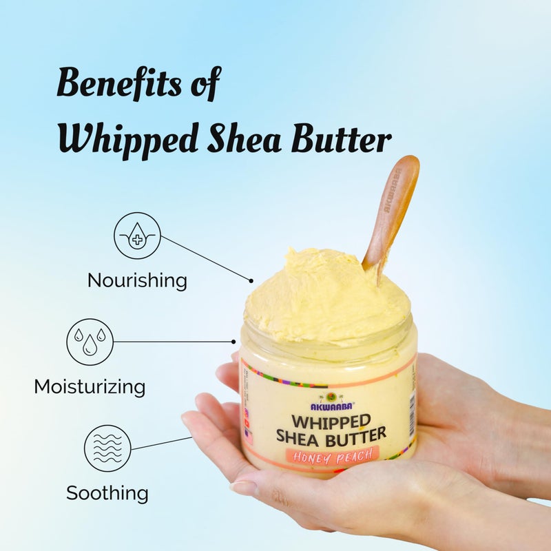 AKWAABA Whipped Shea Butter (Fragrance-Free) â€“ Nourishes & Moisturizes | Made with Shea Butter | No Dyes & Parabens | 12 oz / 340 g - Image 4