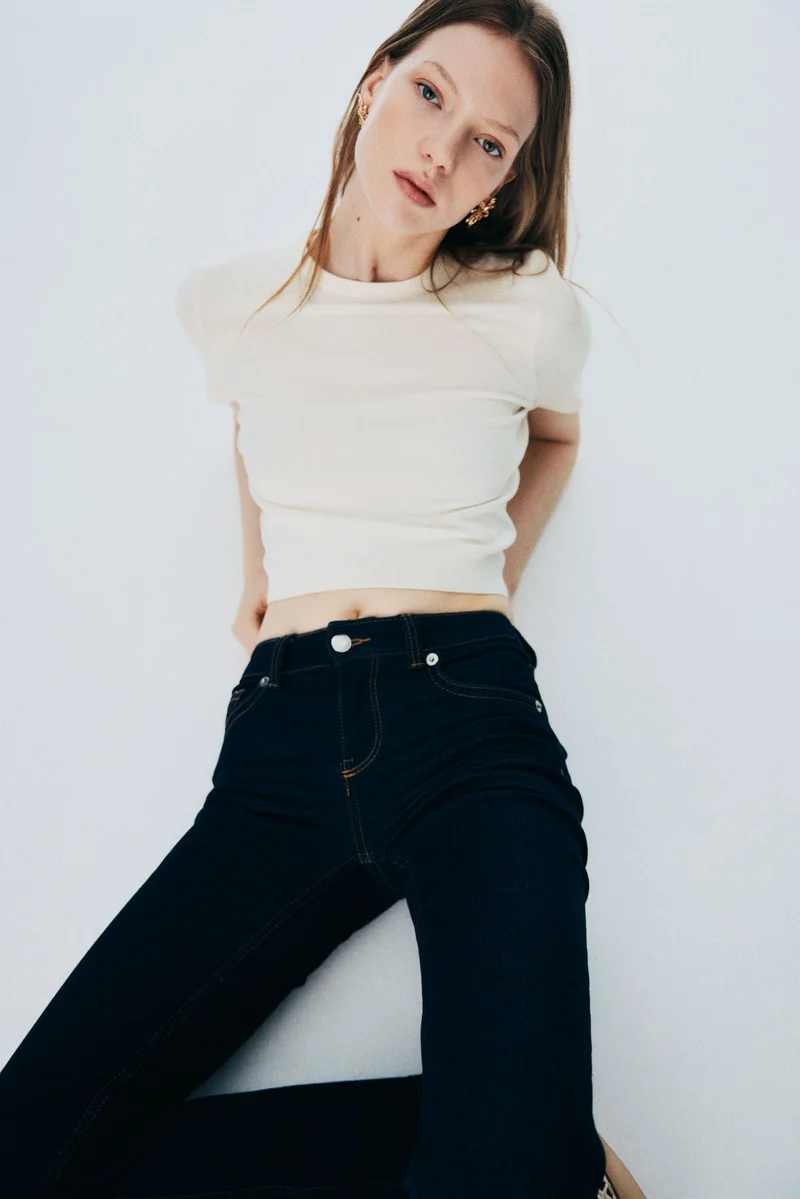 H&M Fine-knit T-shirt