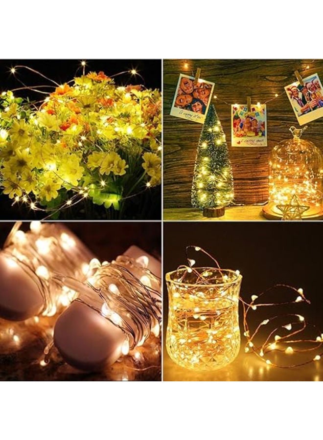 LED 2 Meter Long Battery Powered Decoration Starry String Lights - Pack of 2 - Image 3