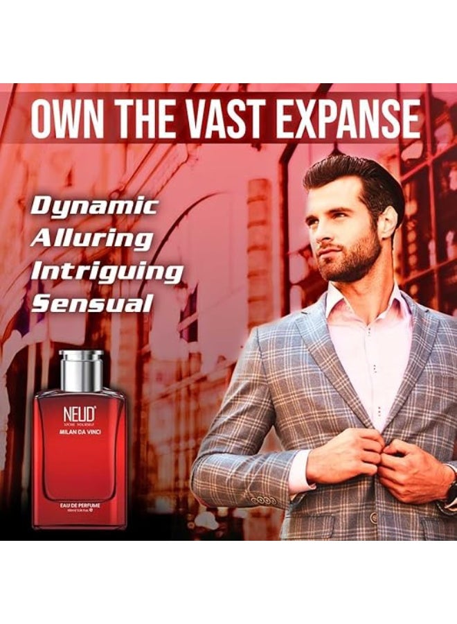 NEUD XPOSE YOURSELF عطور NEUD ميلان دا فينشي الفاخرة للرجال - 100 مل - Image 4