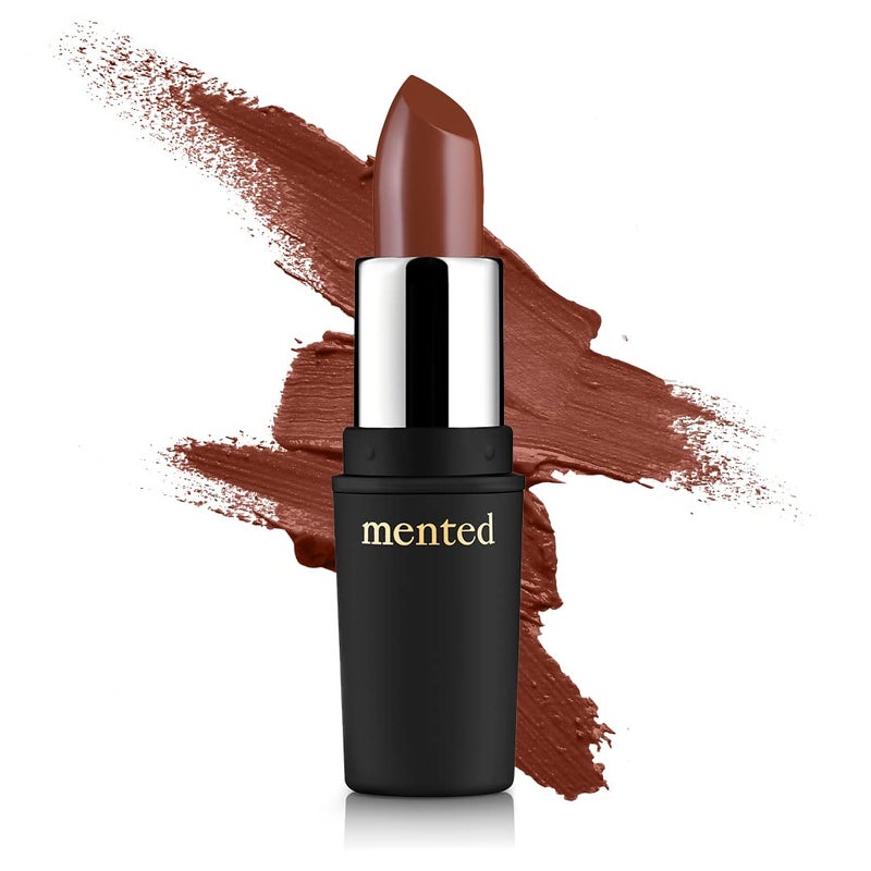 Mented Cosmetics Nude Lipstick for Women SemiMatte LongLasting Lip Stick Moisturizing Vegan Paraben  CrueltyFree Enhances All Complexions Perfect for Everyday Makeup Foxy Brown