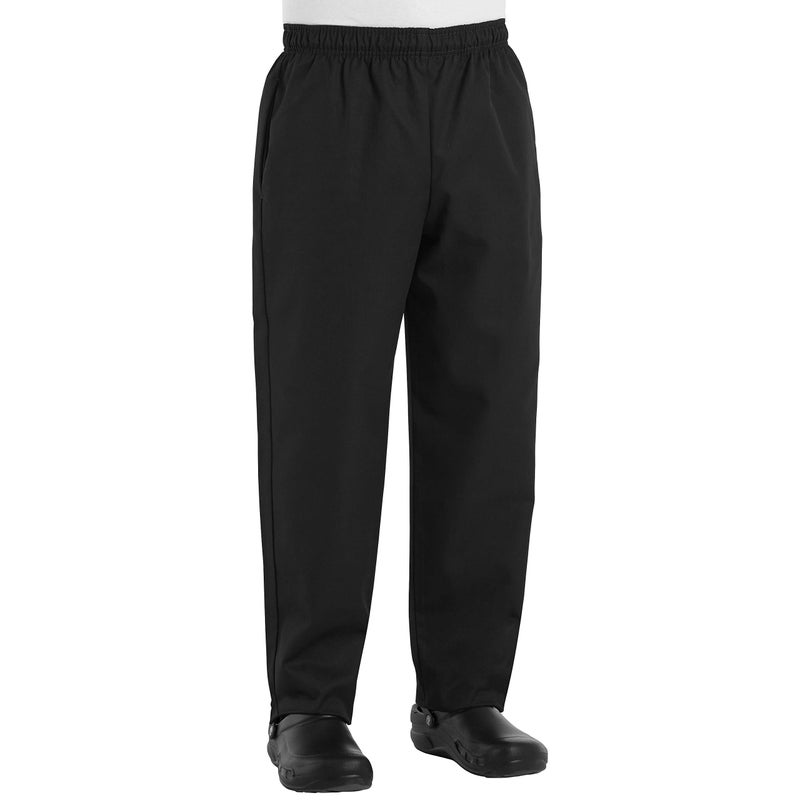 Chef Designs Men's Baggy Chef Pant, Black, Medium - Image 4