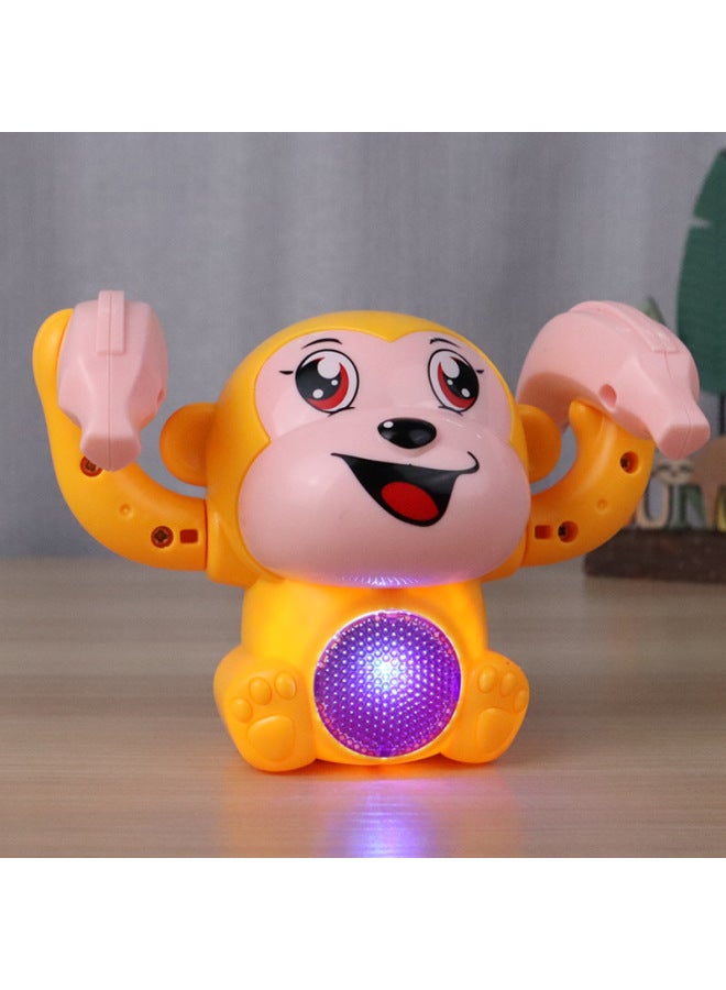 Baby Toys Sound Moving Baby Toddler Educational Early Education 0-1 One To Two And A Half Years Old 6 Six Months Old Boys And Girls-Color:Yellow 【ordinary Battery】】 - Image 1