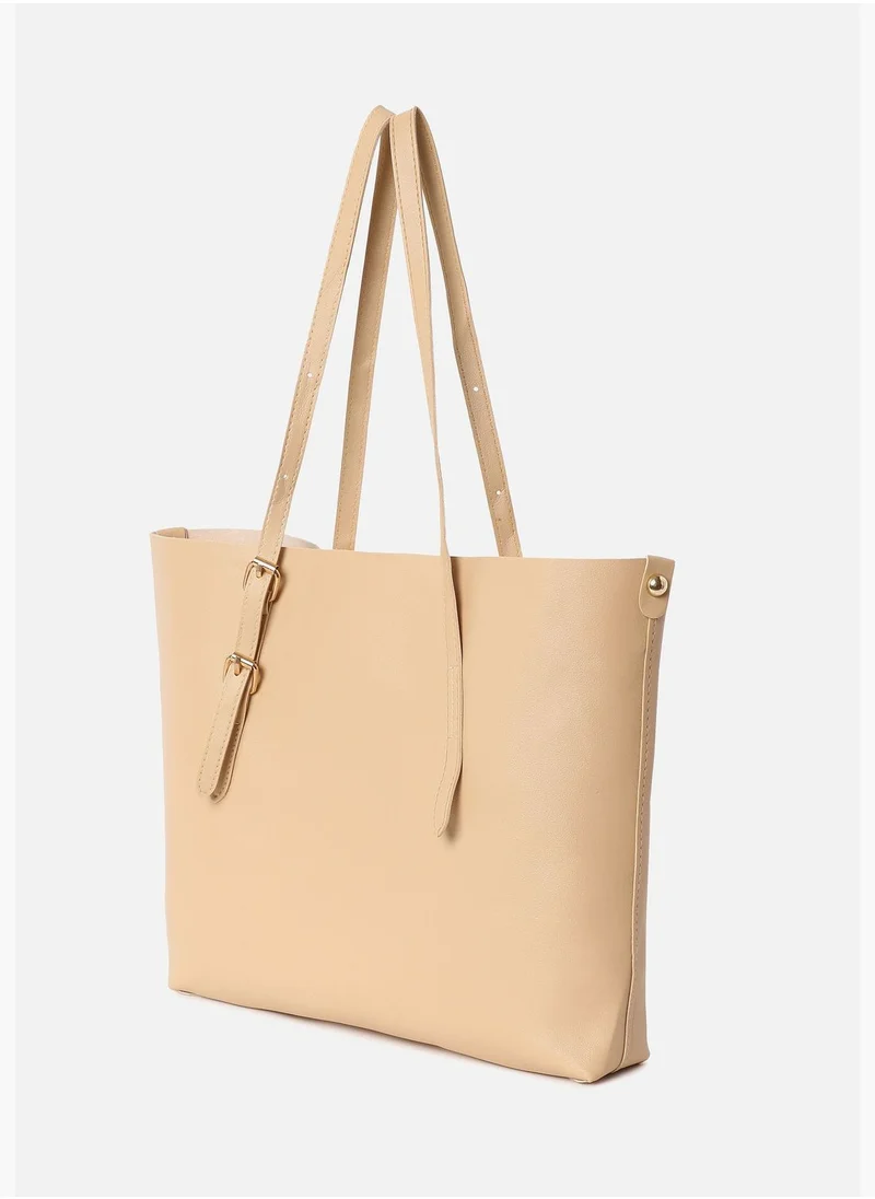 Haute Sauce Solid Office Hand Bag For Women