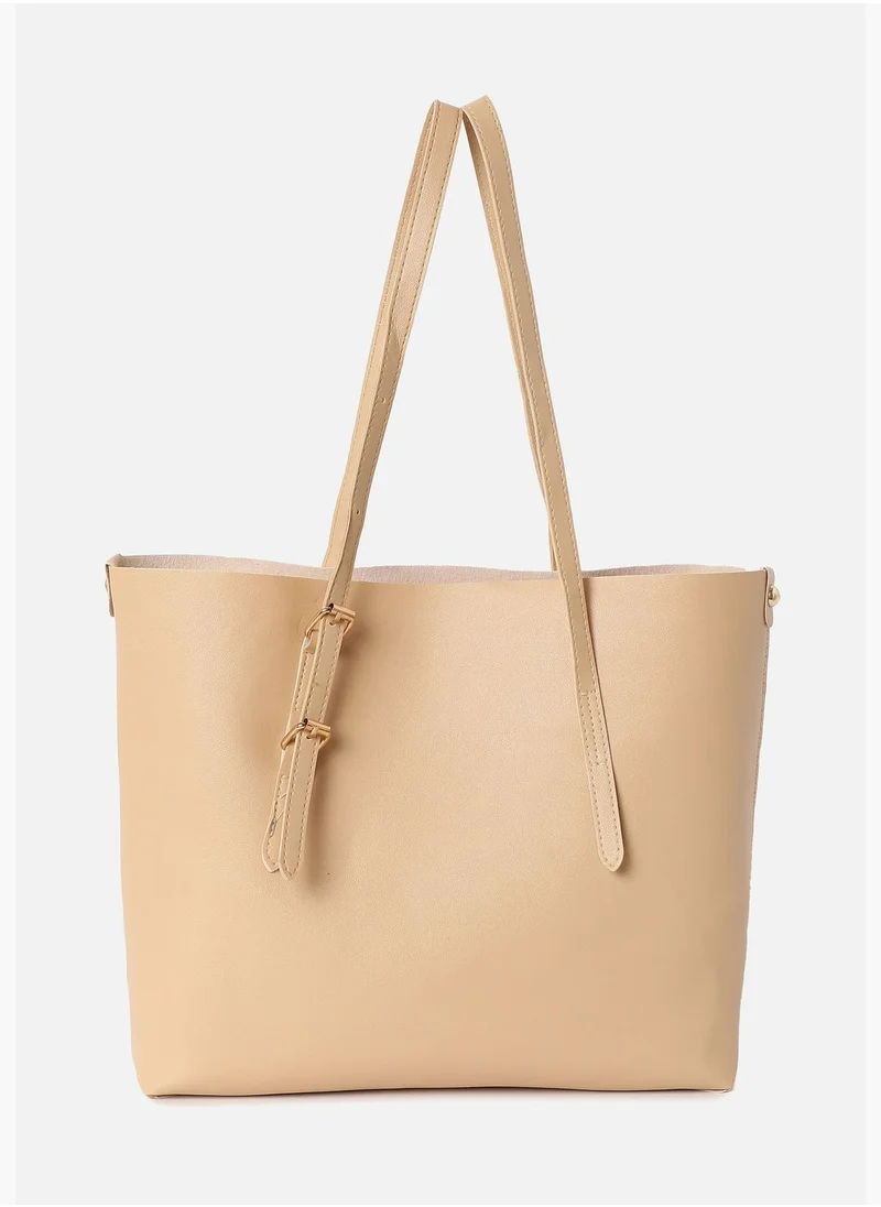 Haute Sauce Solid Office Hand Bag For Women
