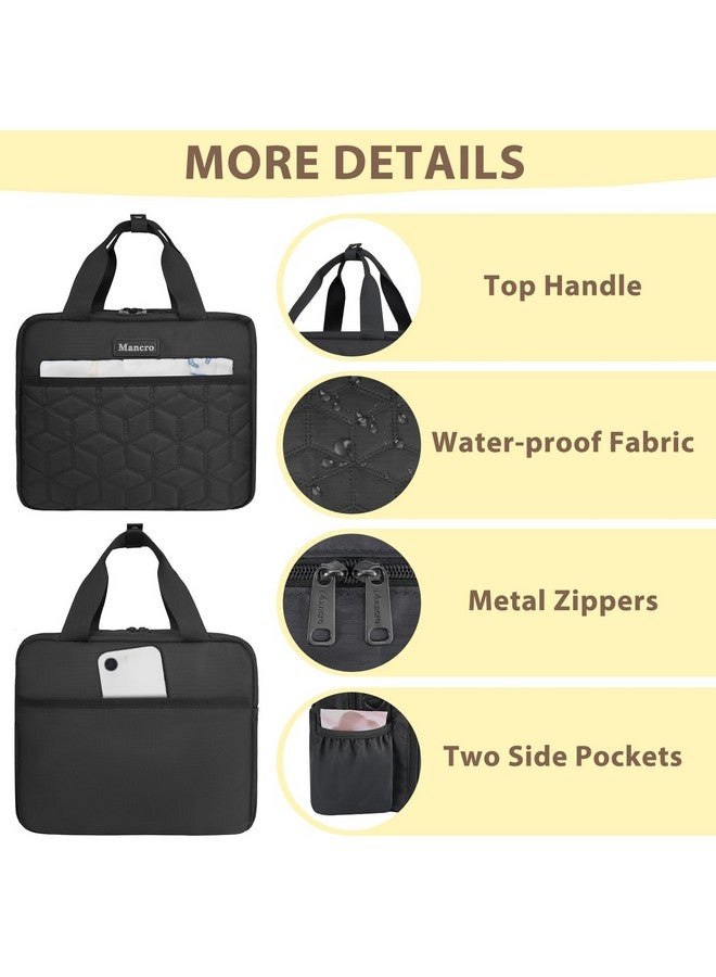 Mancro Mancro Breastmilk Cooler Bag for Travel Fits Baby Bottles Up to 9Oz, Breast Pump Bag with Cooler Compatible with Momcozy/Medela/Elvie/Willow Breast Pump and Waterproof Mat, Black - Image 4